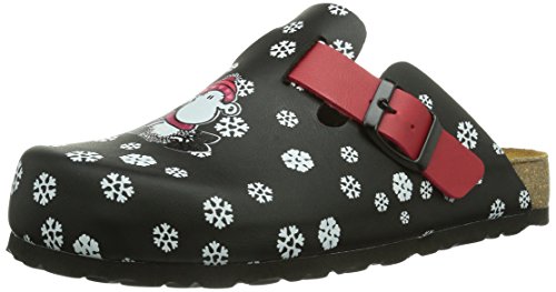 Sheepworld Unisex-Erwachsene 500184 Clogs, Schwarz (schwarz) von Sheepworld