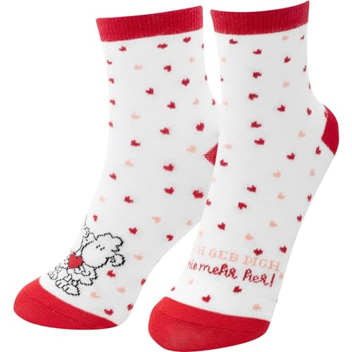 Sheepworld Zaubersocken Motiv "Ich geb" | Damensocken in Herzform gepresst, Größe 36-40 | Geschenk Liebe, Valentinstag, für Sie | 48531 von Sheepworld