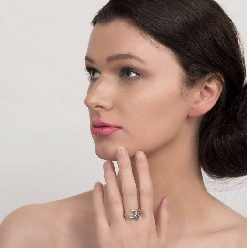 Blaue Topas Ring, 925 Silber Edelstein-Ring, Crossover-Ring, Sterling Silberring, Made in Schottland Schmuck, Geschenk Für Sie Blaue Topas Ring, 925 Silber Edelstein-Ring, Crossover-Ring, Sterling Silberring, Made in Schottland Schmuck, Geschenk Für Sie von SheilaKerrJewellery