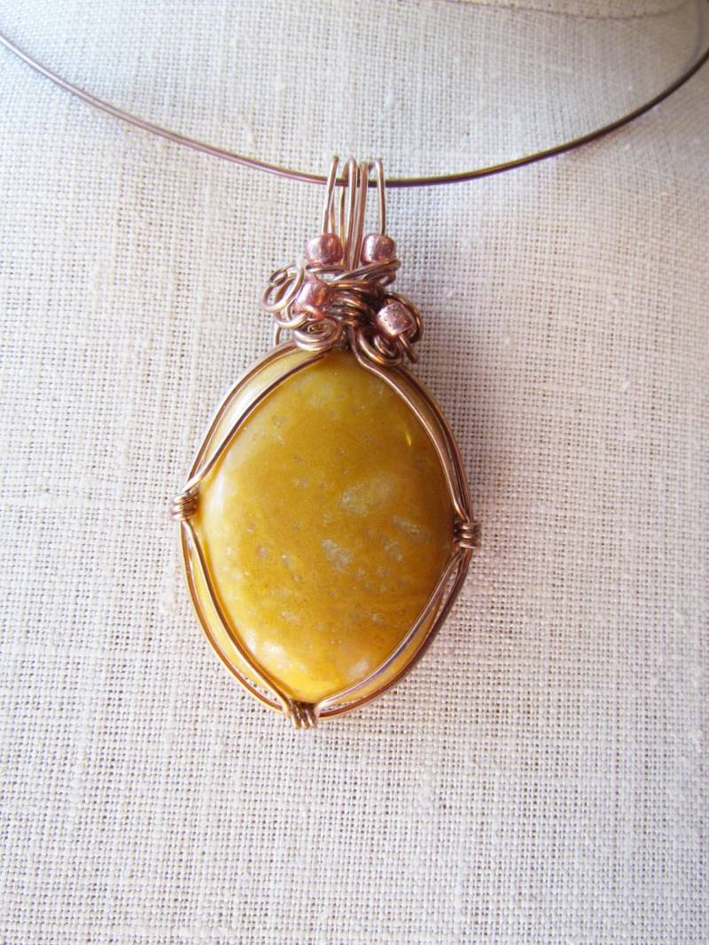 Draht Umwickelt Aventurin Kristall-Cabochon von ShelbyUnderdahl