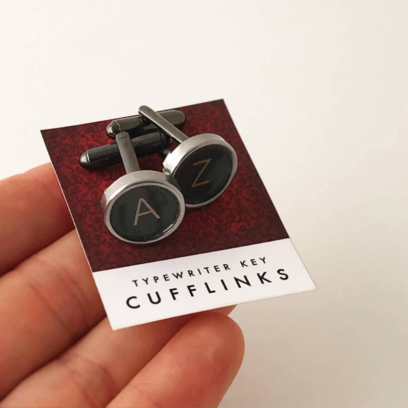 A + Z Set Vintage Schreibmaschinentasten - Manschettenknöpfe Mit Buchstaben/Zahlen/Symbole A + Z Set Vintage Schreibmaschinentasten - Manschettenknöpfe Mit Buchstaben/Zahlen/Symbole von Shelbyville