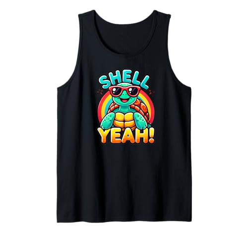 Shell-Yeah Tees – Funny cute Turtle Design for Kids & Adults Tank Top Shell-Yeah Tees – Funny cute Turtle Design for Kids & Adults Tank Top von Shell Yeah Designs Co