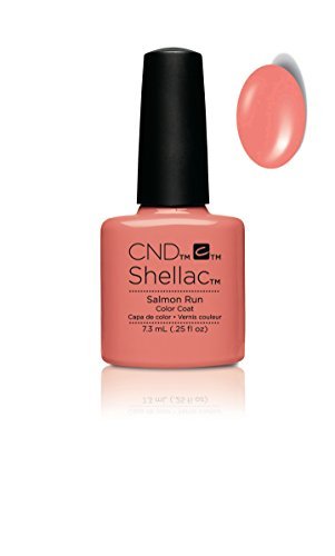 CND Shellac Nail Polish, 75 colour choices including ALL The Collections (Allthingslovelyjubbly)INCLUDING THE *NEW* 2015 Colours For CND Shellac The Flora & Fauna Collection UV Gel Soak Off (Salmon Run Flora & Forna 2015) by Shellac von CND