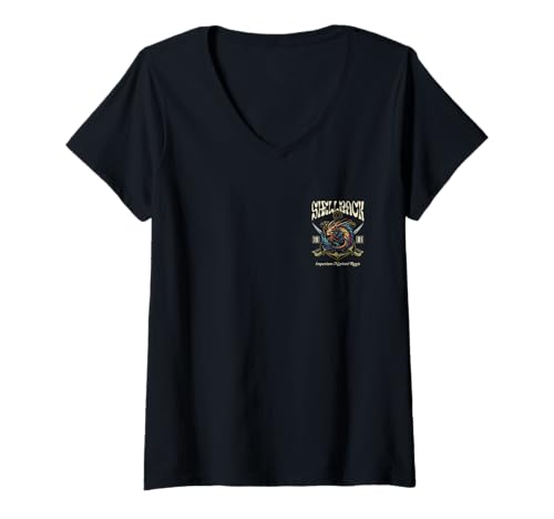 Damen Shellback 1981 Equator Crossing Design für das Jahr 1981 T-Shirt mit V-Ausschnitt Damen Shellback 1981 Equator Crossing Design für das Jahr 1981 T-Shirt mit V-Ausschnitt von Shellback Designs for Shellback Sailors