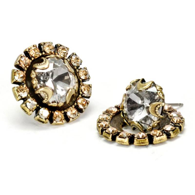 Kissenschliff Halo Ohrstecker Eleganter Hochzeitsschmuck von ShelleyCooperJewelry