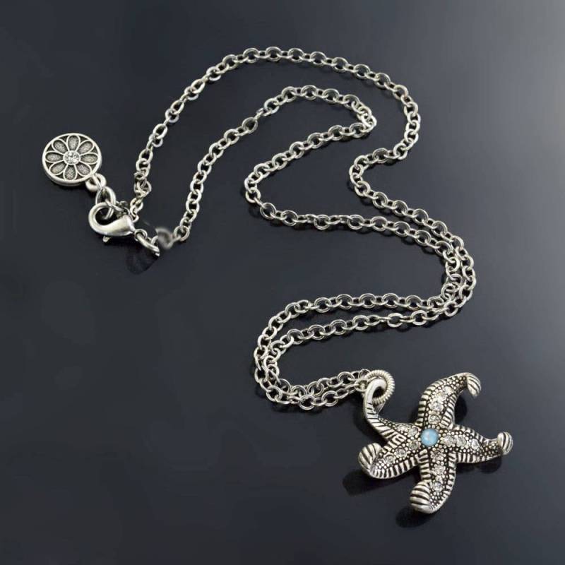 Seestern Halskette Silber Tide Pool Ozean Schmuck von ShelleyCooperJewelry