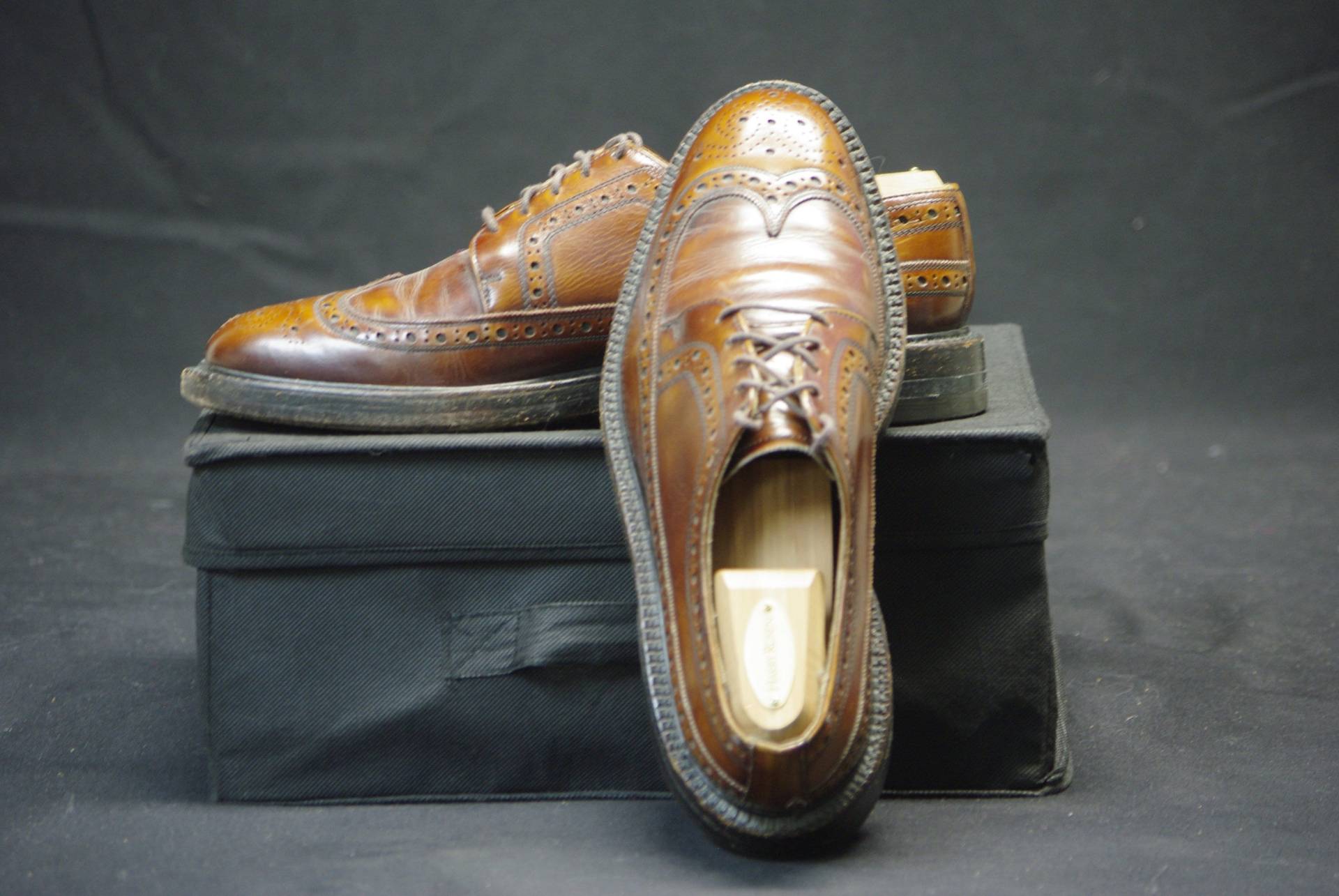 Herren Florsheim Lederschuhe, Made in Canada, Harry Rosen Schuhdehner, Wing Tip Brogue Style von ShelleysStudio