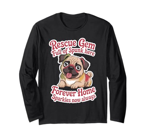 Rettungshundeliebhaber für Damen und Herren, niedliches Haustier, treue Tiere, Nischenhumor Langarmshirt Rettungshundeliebhaber für Damen und Herren, niedliches Haustier, treue Tiere, Nischenhumor Langarmshirt von Shelter Dog Owners Saved Pet Funny Breed Fan Tees