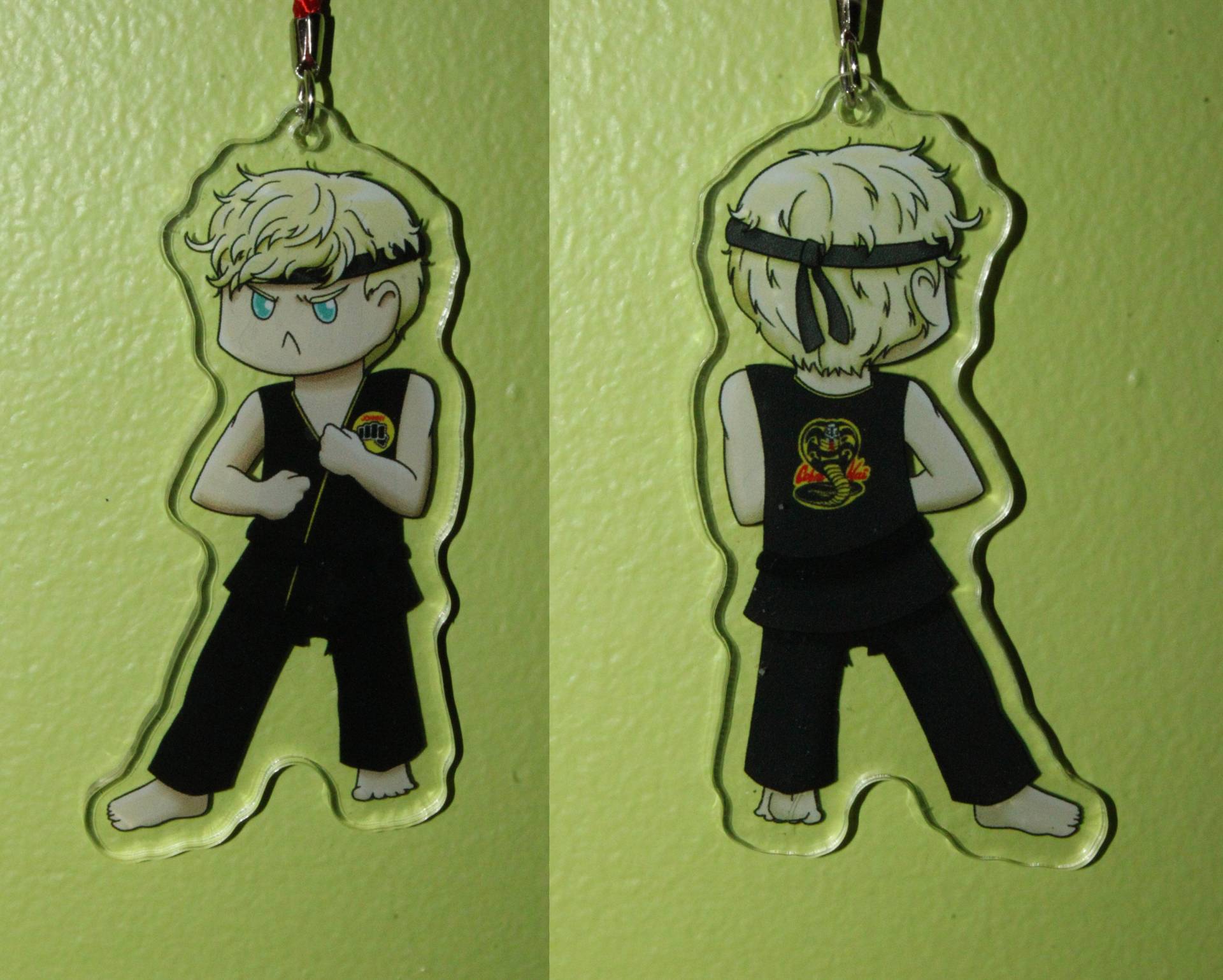 Johnny Lawrence Karate Kid Cobra Kai Doppelseitig Acryl Charm Johnny Lawrence Karate Kid Cobra Kai Doppelseitig Acryl Charm von SheltieAnimation