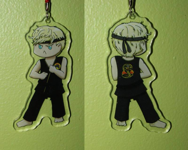 Johnny Lawrence Karate Kid Cobra Kai Doppelseitig Acryl Charm Johnny Lawrence Karate Kid Cobra Kai Doppelseitig Acryl Charm von SheltieAnimation