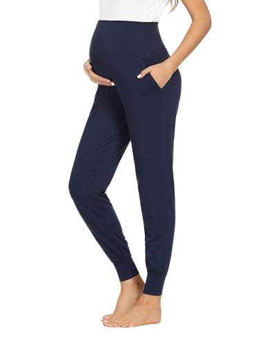 Shen&Qege Freizeithose für Schwangere, Umstandshose Damen Umstandsleggings Schwangerschaft Hosen Bequeme von Shen&Qege