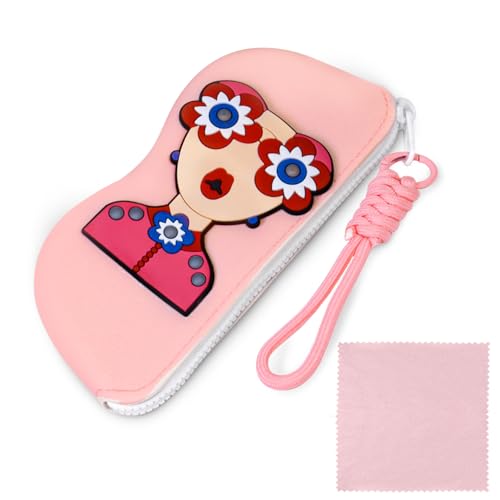 Brillenetui Weich, Silikon Brillentasche, Sonnenbrille REtui, Brillenetui Damen, Brillen Etui, Sonnenbrille Tasche Mit Schlüsselband für Rahmen, Brillen, Tragbare Case für Schlüssel Bleistifte Karten Brillenetui Weich, Silikon Brillentasche, Sonnenbrille REtui, Brillenetui Damen, Brillen Etui, Sonnenbrille Tasche Mit Schlüsselband für Rahmen, Brillen, Tragbare Case für Schlüssel Bleistifte Karten von Shengbangym