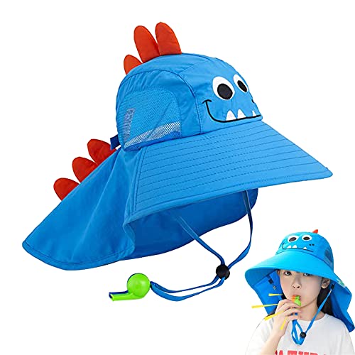 Shengou Baby Hut Nackenschutz,UV Sonnenhut Kinder,Sonnenhut Baby,Baby Sun Hat,Atmungsaktiver Sonnenhut,Baby-Jungen Schirmmütze,Nackenschutz für Jungen,Sonnenhut für Mädchen von Shengou