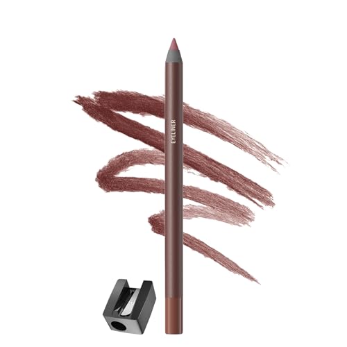 Plum Eyeliner-Stift – Wasserdichter Eyeliner-Stift – Anti-Schmier-Formel, tragbares Design – Creme-Mousse-Textur, leicht einen schlanken inneren Eyeliner umreißen – Anzug für reife Augen von Shengqialun