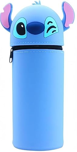 Silikon Federmäppchen,2-in-1 Silikon Federmäppchen,Cartoon federmäppchen,Niedliche Schulbedarf,Stifte Mäppchen,Stifthalter Bleistifttasche Mädchen Junge von Shengruili