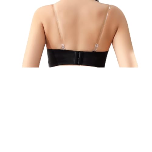 Shengxi 3 Paar BH TräGer Transparent, rutschfeste Verstellbare BH Träger Unsichtbar Silikon BH Schultergurte Durchsichtige BH Träger for Women Strapless Bras (15mm) von Shengxi