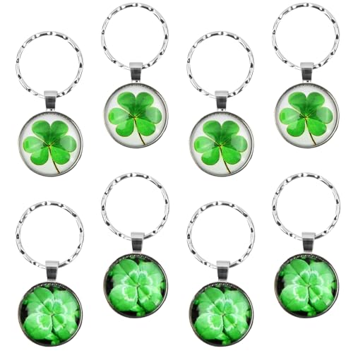 Shengxi 8 Stück Vierblättriges Kleeblatt Schlüsselanhänger Glücksbringer Vierblättriges Kleeblatt Dankeschön Geschenke für Kollegen Metall Halsketten Zubehör für DIY Handwerkliche Schmuckherstellung Shengxi 8 Stück Vierblättriges Kleeblatt Schlüsselanhänger Glücksbringer Vierblättriges Kleeblatt Dankeschön Geschenke für Kollegen Metall Halsketten Zubehör für DIY Handwerkliche Schmuckherstellung von Shengxi