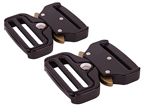 Gürtelschnalle 2er Set, 40mm Gürtelschnalle Herren, DIY Rucksack Taschen Gürtel Schnalle, Ersatz gürtelschnalle (MG Leicht) von shenky