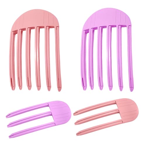 4 x Haarvolumen Roller Clip, spurlose Haarwurzel Lifting Clip, Volumenclip, feste Stirn-Haarnadel, hohes Kronenvolumen, Volumenwerkzeug für Frauen von Shenrongtong