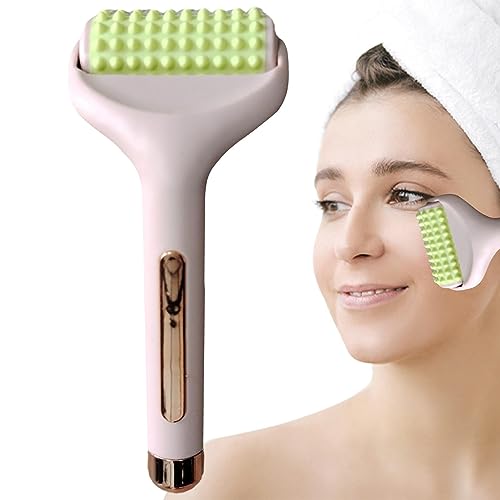 Eis-Gesichtsroller-Hautpflege, Tragbarer Cold Face Icer aus Silikon, Kalter Gesichtsroller für Damen und Herren, Gesichtsmassageroller für feine Linien und Schwellungen im Gesicht, Shenrongtong von Shenrongtong