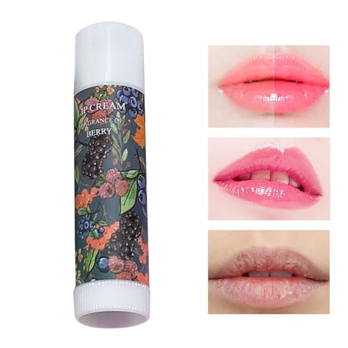 Feuchtigkeitsspendende Lippenpflege | Lippenbalsamstift | Lip Plumper Chapstick Lippenbalsam mit Fruchtgeschmack für Erwachsene und Frauen als Geburtstagsgeschenk Shenrongtong von Shenrongtong