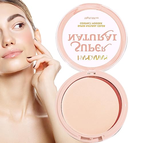 Fixierung des Make-ups in Puder, Oil Control Gesichtspuder – Make-up-Pulver, wasserdicht, tragbar, langlebig, für Damen, Herren, Mädchen Shenrongtong von Shenrongtong