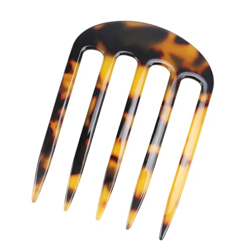 Französischer Haarkamm, Seitenkämme für Frauen - Dekorativer Haarkammclip,Dekorative Haarstyling-Accessoires für Damen, stilvolle Haarkämme für alle Haartypen von Shenrongtong