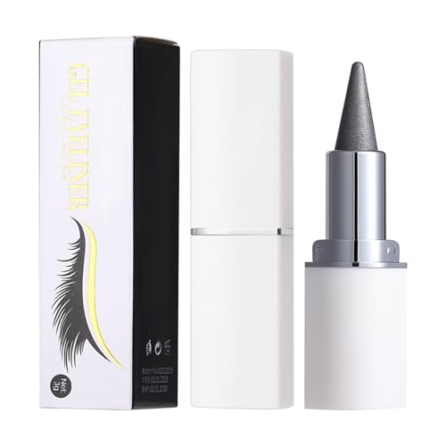 Gel Eye Liner Stifte, Black Eye Liner Bleistift | Schwarzer rauchiger Lidschattenstift - Wasserdichte Make -up -Vorräte für Frauen und Mädchen einkaufen, Sport, Schwimmen, Abschlussball von Shenrongtong