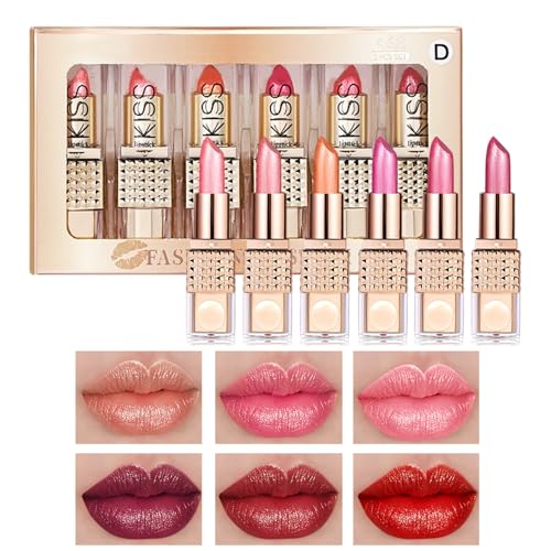 Glanz-Lippenstift Für Damen | Feuchtigkeitsspendender Lipgloss Stick - Langhaltiger Wasserdichter Lippenlack Für Damen & Teens Hochzeit Makeup Glanz-Lippenstift Für Damen | Feuchtigkeitsspendender Lipgloss Stick - Langhaltiger Wasserdichter Lippenlack Für Damen & Teens Hochzeit Makeup von Shenrongtong
