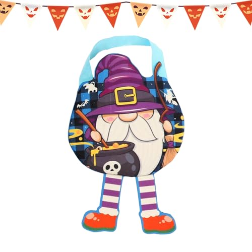 Halloween-Süßigkeitentüten, Urlaubstasche für Snacks – Vliesstoff, tragbare Snack-Tragetasche für Spielzeug, Süßigkeiten, Event, Organizer, Spukhaus, Einzelhandel, Schule, Veranstaltungen von Shenrongtong