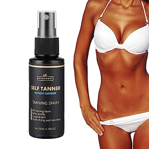 Intensiver Bräunungsnebel, Bronzer-Nebel für das Gesicht | Natürliches Bronzing-Spray für das Gesicht, Selbstbräunungsnebel für Frauen, Mädchen, Strand, Sonnenbett, Outdoor Shenrongtong von Shenrongtong