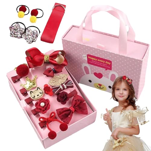 Kinder-Haarschmuck für Mädchen, Glitzer-Haar-Accessoires für Mädchen, Set mit 18 stilvollen Haarnadeln, sortiertes Haarteil-Set für Party, Schule, Ballett Kinder-Haarschmuck für Mädchen, Glitzer-Haar-Accessoires für Mädchen, Set mit 18 stilvollen Haarnadeln, sortiertes Haarteil-Set für Party, Schule, Ballett von Shenrongtong