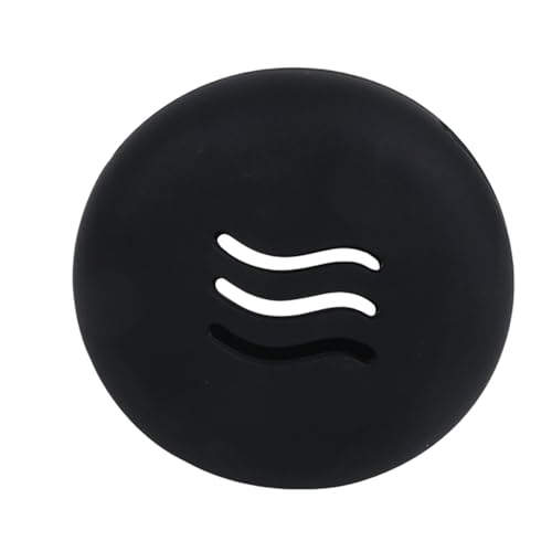 Make-up-Puff-Halter, rund, Puderquasten-Etui, Make-up- -Halter, staubdichtes Silikon, atmungsaktiv, nass und trocken, für Frauen von Shenrongtong