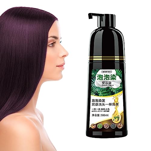 Shampoo für Frauen | Langanhaltendes Farbshampoo in wenigen Minuten – Bubble Hair Color für ein einfach zu färbendes Shampoo für langanhaltende Ergebnisse Shenrongtong von Shenrongtong