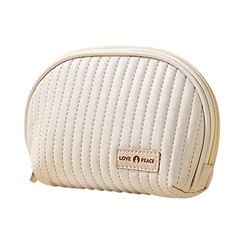 Große Kulturbeutel für Damen, Kosmetik-Organizer, Make-up-Tasche, Kulturbeutel, Kulturbeutel, großes Fassungsvermögen, wasserdichter Make-up-Organizer-Tasche, beige, Refer to description, von Shenrongtong