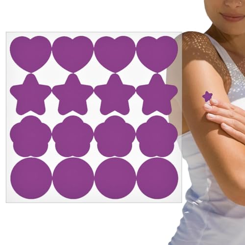 UV-erkennende Aufkleber, Sonnenschutz-Erinnerungsaufkleber | UV-Aufkleber, wasserfeste Sonnenschutz-Patches | Sonnenschutztests, 16 farbwechselnde Aufkleber für, Kinder und UV-erkennende Aufkleber, Sonnenschutz-Erinnerungsaufkleber | UV-Aufkleber, wasserfeste Sonnenschutz-Patches | Sonnenschutztests, 16 farbwechselnde Aufkleber für, Kinder und von Shenrongtong