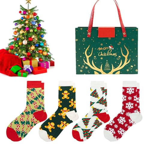 Weihnachtssocken - Weihnachtssocken mit sauberen Nähten, bequem,Weihnachtsgeschenke, Wintersocken für Weihnachtsfeier, Esszimmer, Wohnzimmer, Schlafzimmer, Arbeitszimmer Shenrongtong von Shenrongtong