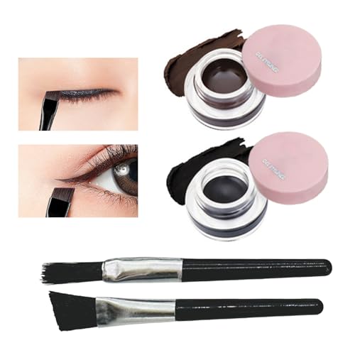 Wischfester Eyeliner,2-in-1 wasserfester, wischfester Eyeliner - Der Eyeliner für Frauen und Mädchen hält den ganzen Tag Shenrongtong von Shenrongtong