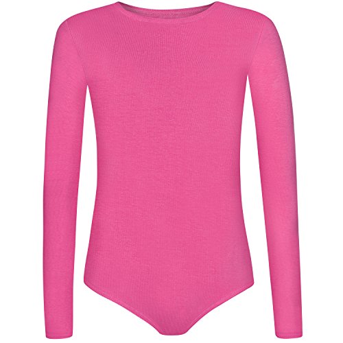 Shepa Mädchen Kinder langarm Gymnastikanzug Ballettanzug 116 pink von Shepa