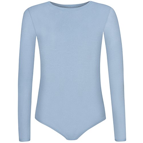 Shepa Mädchen Kinder langarm Gymnastikanzug Ballettanzug 128 blau von Shepa