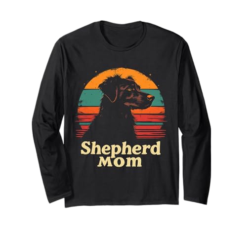 Hirte Mama Langarmshirt Hirte Mama Langarmshirt von Shepherd Mom Geschenk Design