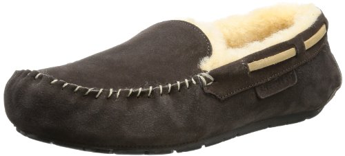 Shepherd Herren STEFFO Slipper Hausschuhe, Braun (Moro 37) von Shepherd