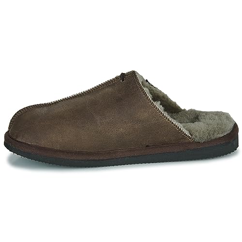 Shepherd Hugo Hausschuhe Herren Braun - 41 - Hausschuhe Shoes von Shepherd