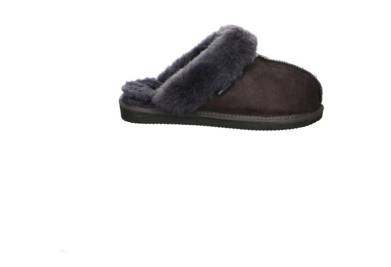 Shepherd Shepherd Jessica Velour Hausschuhe Winter grau Pantoffel von Shepherd