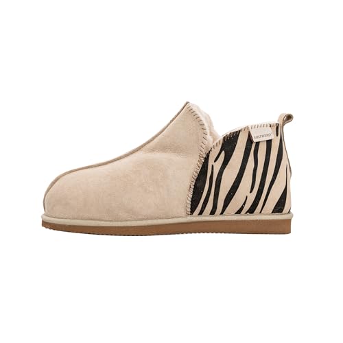 Shepherd of Sweden - Annie Lammfell-Hausschuhe - Damen - 100% Echtes Lammfell - Bequem - Weich und warm - Flauschig - Größe 41 von Shepherd