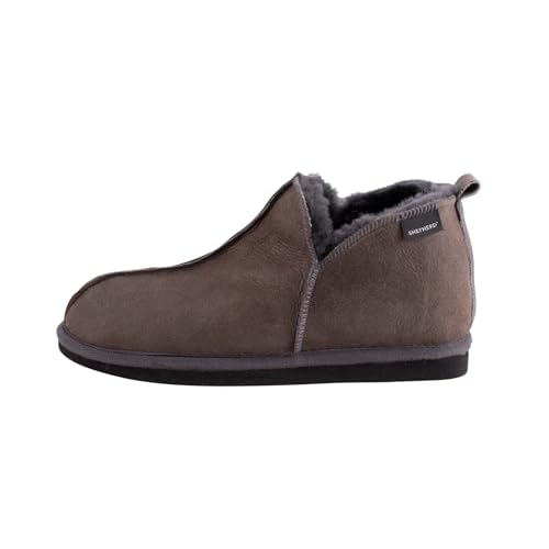 Shepherd of Sweden - Anton Lammfell-Hausschuhe - Herren - 100% Echtes Lammfell - Bequem - Weich und warm - Flauschig - Größe 43 von Shepherd