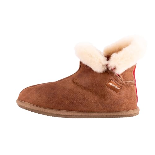 Shepherd of Sweden - Bella Lammfell-Hausschuhe - Damen - 100% Echtes Lammfell - Bequem - Weich und warm - Flauschig - Größe 37 von Shepherd