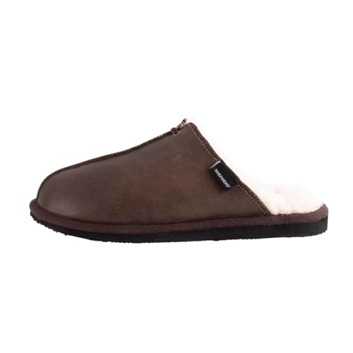 Shepherd of Sweden - Hugo Lammfell-Hausschuhe - Herren - 100% Echtes Lammfell - Schlupfmodell - Bequem - Weich und warm - Größe 41 von Shepherd