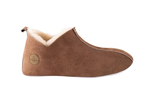 Shepherd of Sweden - Lina Lammfell-Hausschuhe - Damen - 100% Echtes Lammfell - Bequem - Weich und warm - Flauschig - Größe 40 von Shepherd