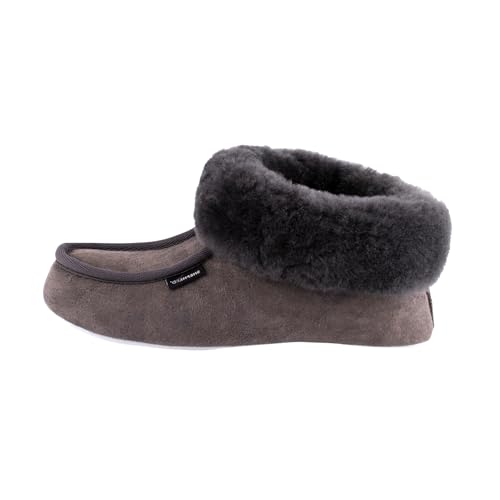 Shepherd of Sweden - Magnus Lammfell-Hausschuhe - Herren - 100% Echtes Lammfell - Bequem - Weich und warm - Plüschig - Größe 42 von Shepherd